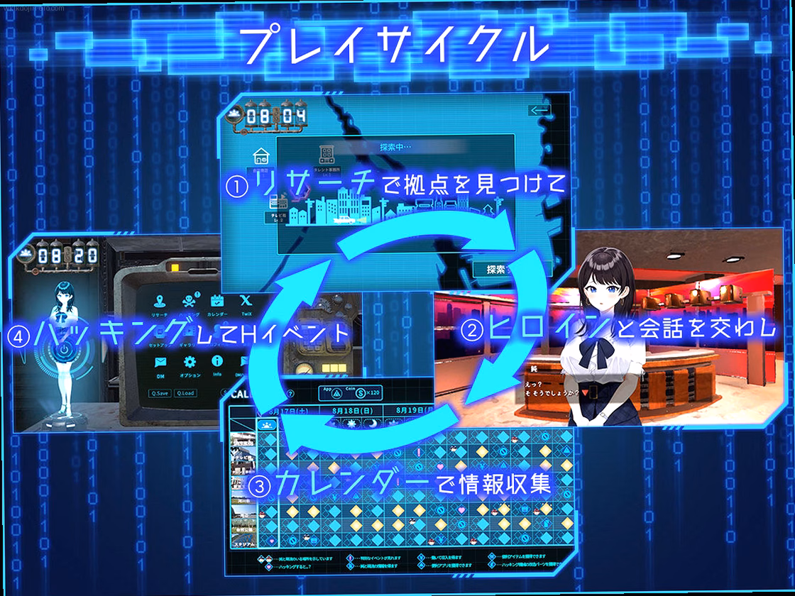 シーン1：キャスター志望の純が義兄を挑発 0