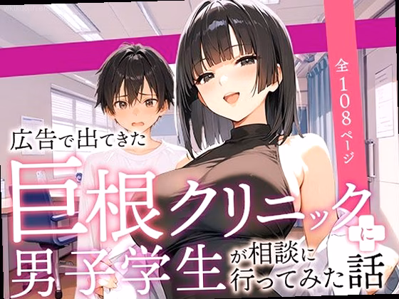 広告で出てきた巨根クリニックに男子学生が相談に行ってみた話